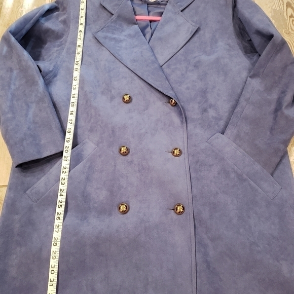 Count Romi Purple Trench Coat - Picture 2 of 11